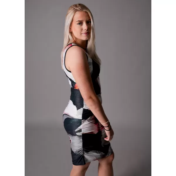  Premium-Kleid für Damen ALTISPORT VOJ/ALW117SAT03 DUNKELLILIE 