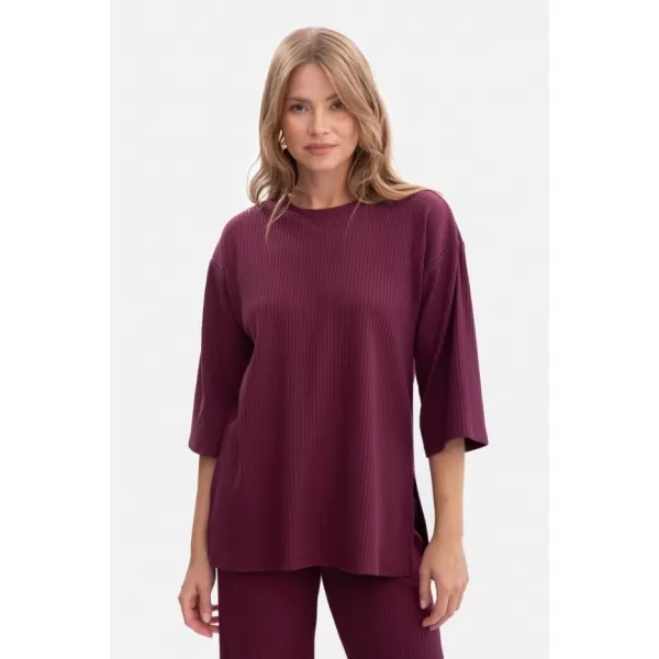  Damenbluse BEWEAR B301 PFLAUME 