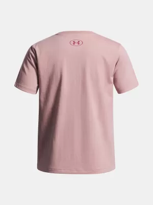 Mädchen-T-Shirt UNDER ARMOUR UA BIG LOGO SS ROSA