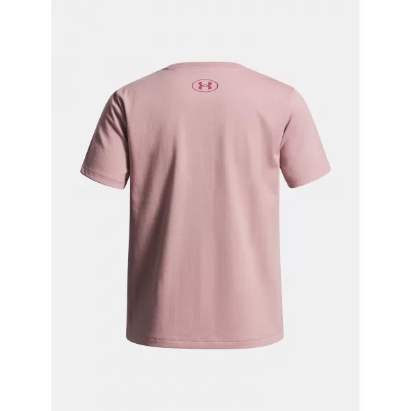  Mädchen-T-Shirt UNDER ARMOUR UA BIG LOGO SS ROSA 
