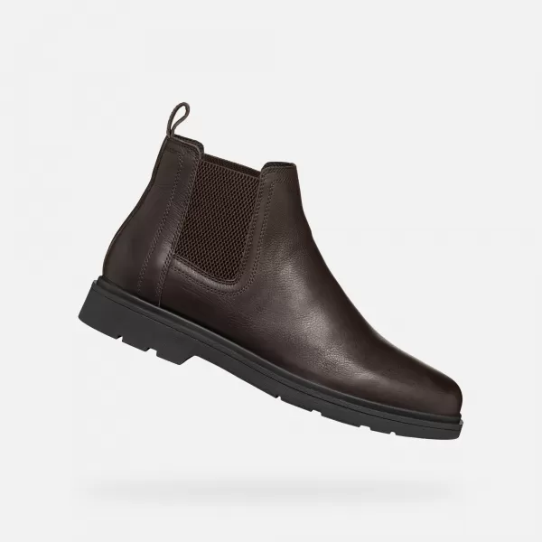  Herrenschuhe GEOX SPHERICA EC1 G006535 DUNKELBRAUN 