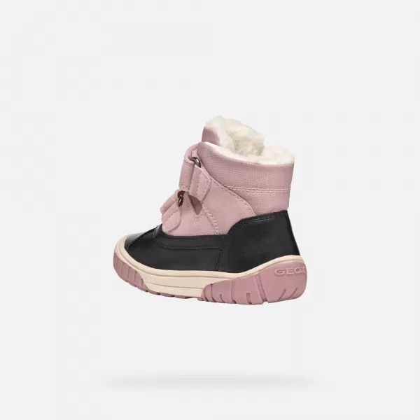  Stiefeletten für Mädchen GEOX OMAR WPF SCHWARZ 