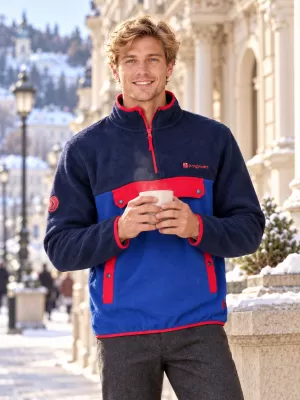 Fleece-Sweatshirt für Herren ALTISPORT GARM BLAU