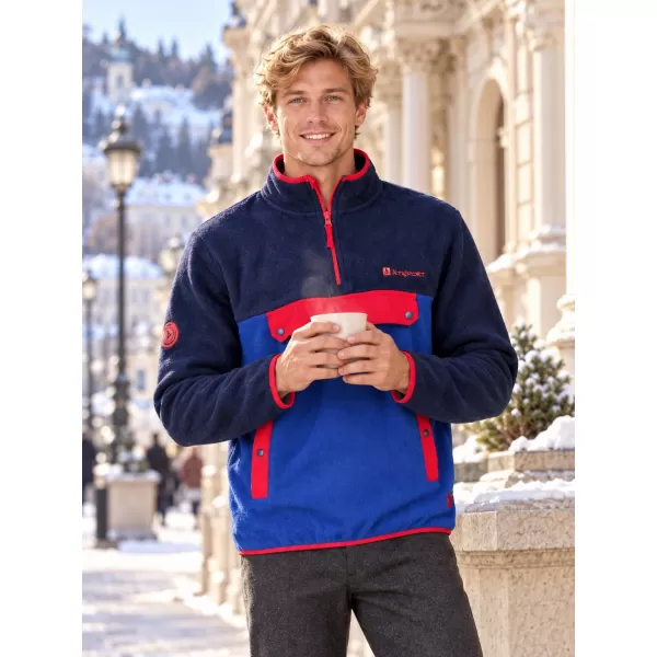  Fleece-Sweatshirt für Herren ALTISPORT GARM BLAU 