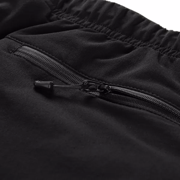 Herren -Softshellhosen ALPINE PRO HURF 2 SCHWARZ 