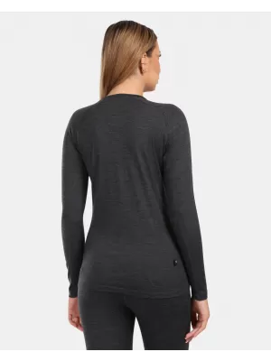 Thermo-T-Shirt für Damen KILPI MAVORA TOP-W ZL0502KI SCHWARZ