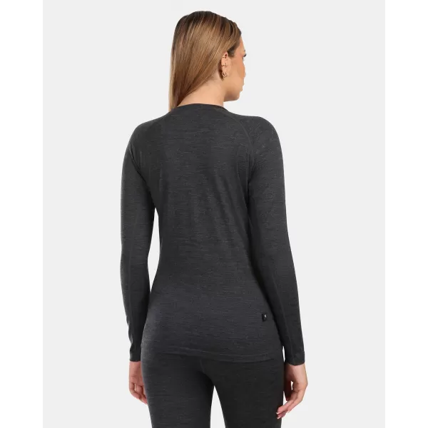  Thermo-T-Shirt für Damen KILPI MAVORA TOP-W ZL0502KI SCHWARZ 
