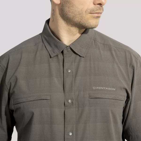  Herrenhemd PENTAGON RIPPLE SUNPROOF SHIRT K02028 SCHWARZ 