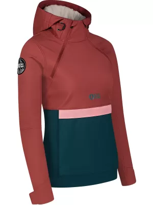 Frauen Softshell Anorac NORDBLANC NBWSL8275 ROT/GRÜN