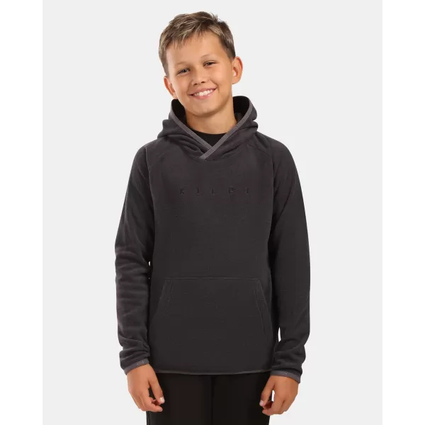  Fleece-Sweatshirt für Jungen KILPI FLOND-JB ZJ0202KI SCHWARZ 