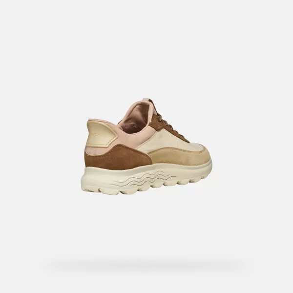  Damen-Sneaker GEOX SPHERICA PLUS G009588 BEIGE 