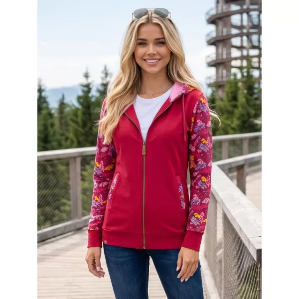  Damen-Sweatshirt ALTISPORT GALAH BURGUND 
