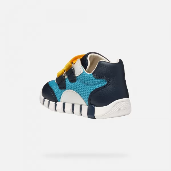  Schuhe für die ersten Schritte für Jungen GEOX IUPIDOO B3555C01454C4088 BLAU 