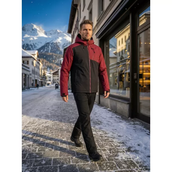  Herren-Winterjacke ALTISPORT GALLUS BURGUND 