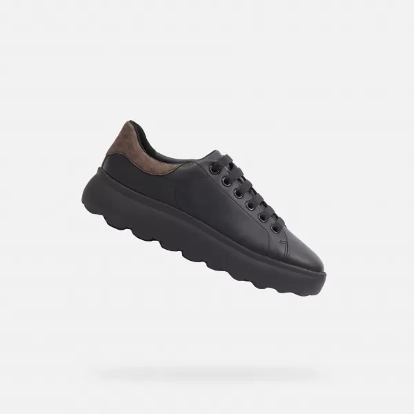  Damen-Sneaker GEOX SPHERICA EC4.1 G009313 SCHWARZ 