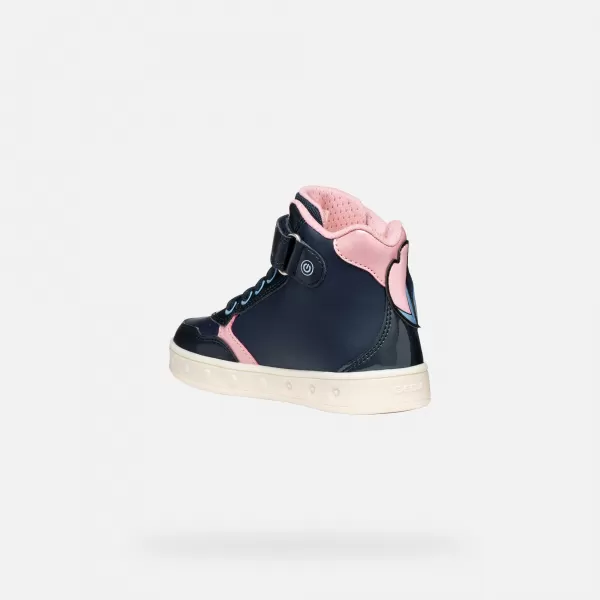 Mädchen-Sneaker GEOX SKYLIN J568WH0BCKNC0694 DUNKELBLAU 