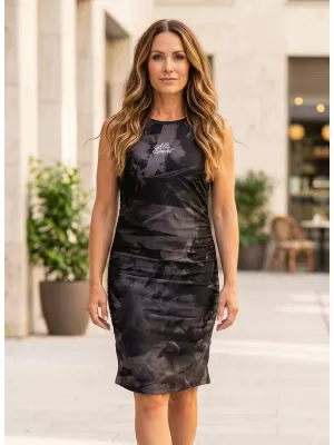 Premium-Kleid für Damen ALTISPORT VOJ/ALW096SAT03 SCHWARZ