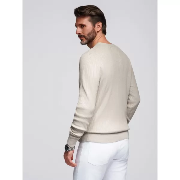  Herrenpullover OMBRE OM-SWSW-0182 BEIGE 