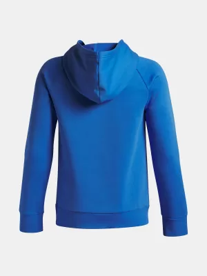 Jungen-Sweatshirt UNDER ARMOUR UA RIVAL FLEECE BL HOODIE 1379791-402 BLAU