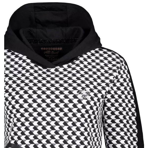  Damen-Sweatshirt ALTISPORT GILL SCHWARZ/WEIß 
