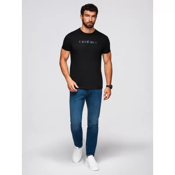  Hemd OMBRE OM-TSPT-0248 SCHWARZ 