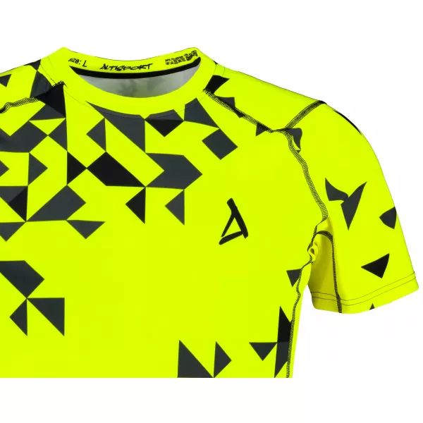  Funktionelle Kompression von Männern t -Shirt Premium ALTISPORT VOJ/ALM108TR04 NEON 