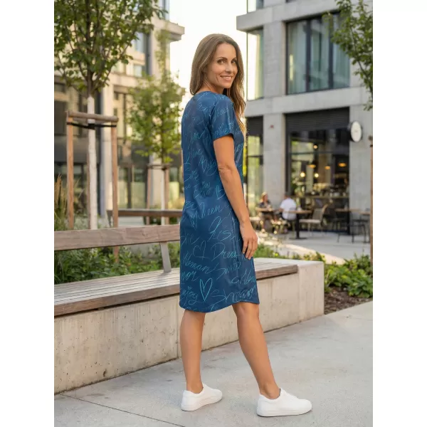  Erweitertes Premium-T-Shirt für Damen ALTISPORT VOJ/ALW084SAT02 BLAU 