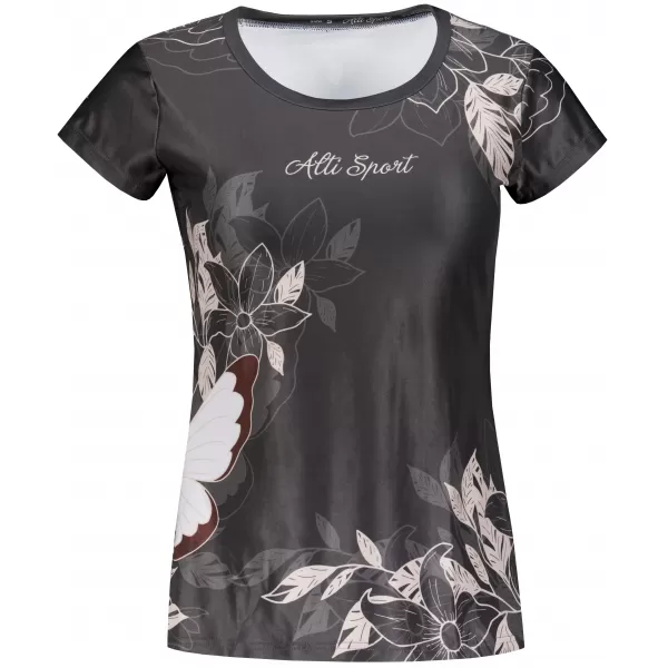  Frauen Freizeit t -Shirt Premium ALTISPORT VOJ/ALW119TR06 SCHWARZ 