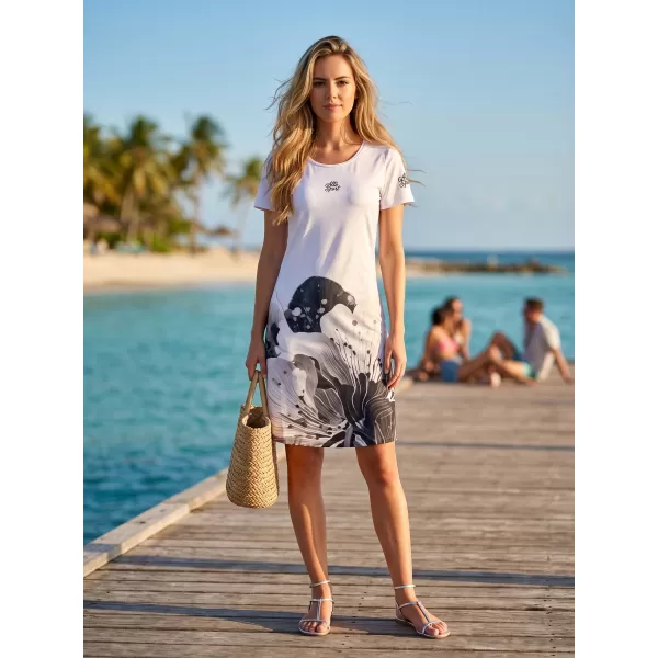  Erweitertes Premium-T-Shirt für Damen ALTISPORT VOJ/ALW090SAT02 WEIß 