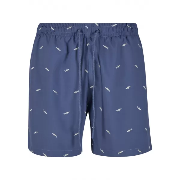  Badeshorts URBAN CLASSICS TB2680 VINTAGE BLUE/FROST MINT 