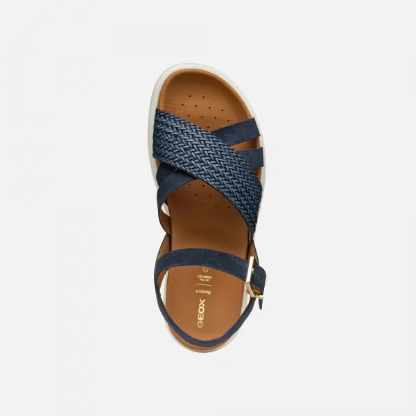  Damensandalen GEOX XAN2S DUNKELBLAU 