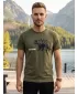 Herren t -Shirt mit kurzen Ärmeln ALTISPORT ALM193129 KHAKI