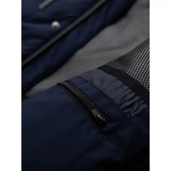  Herren-Winterjacke OMBRE OM-JAHP-0306 MARINEBLAU 