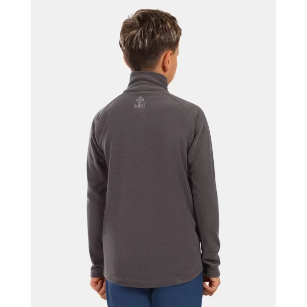  Fleece-Sweatshirt für Kinder KILPI ALMERI-J ZJ0204KI DUNKELGRAU 