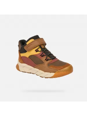 Stiefeletten für Jungen GEOX FLEXYPER PRO BOY B J56NBA0ME22C6FN6 BRAUN