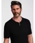 Herren t -Shirt OMBRE OM-POSS-0158 SCHWARZ