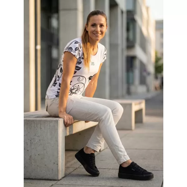  Damen Freizeitshirt Premium ALTISPORT VOJ/ALW106TR06 WEIß 