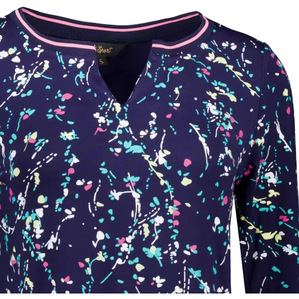  Langes T-Shirt für Damen ALTISPORT GUSSIE DUNKELBLAU 