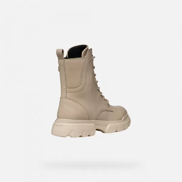  Stiefeletten für Mädchen GEOX JUNETTE J56HVB000BCC5000 BEIGE 