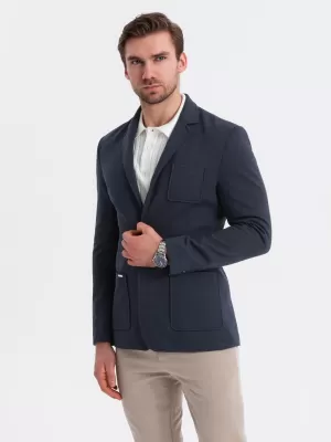 Jacke OMBRE OM-BLZB-0101 MARINEBLAU
