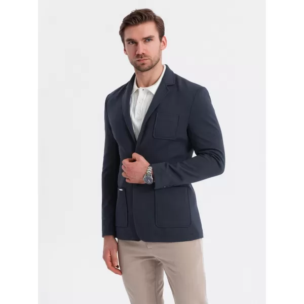  Jacke OMBRE OM-BLZB-0101 MARINEBLAU 