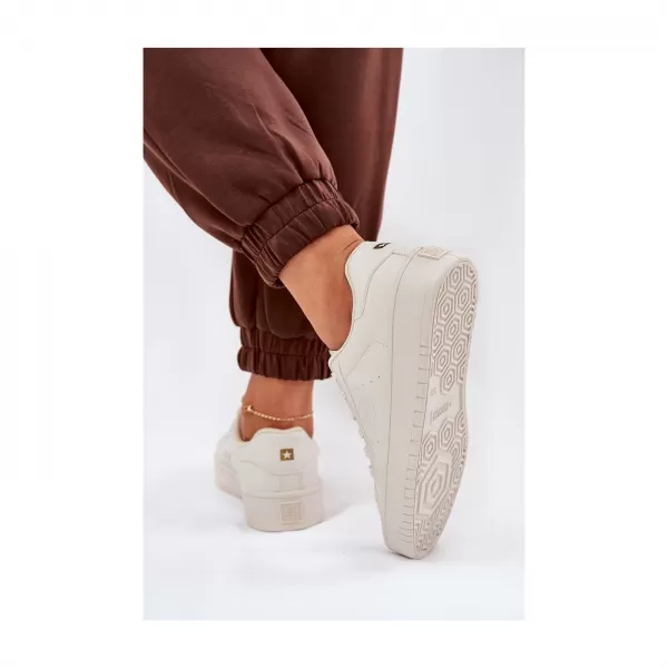  Damen-Sneaker BIG STAR NN274578 BEIGE Big Star Shoes 
