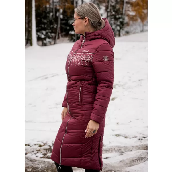  Damenmantel ALTISPORT GIULIA BURGUND 
