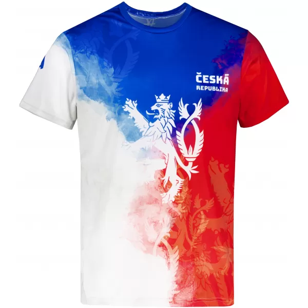 Männer funktionaler T -Shirt Premium ALTISPORT VOJ/ALM118TR01 FLAGGE/LÖWEN 