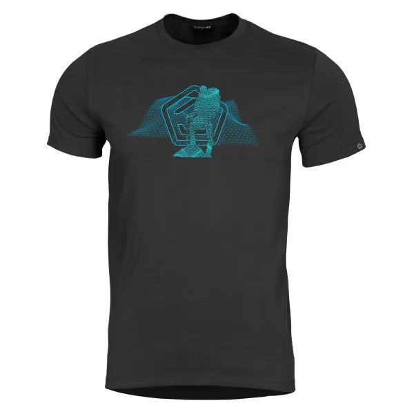  T-Shirt PENTAGON WIREFRAME T-SHIRT K09056 SCHWARZ 