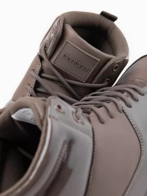 Herrenschuhe OMBRE OM-FOSH-0178 DUNKELBRAUN