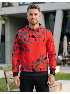 Hochwertiges Funktions-Sweatshirt für Herren ALTISPORT VOJ/ALM108MI01 ROT