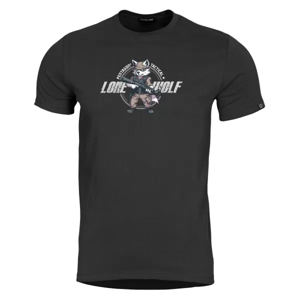  T-Shirt PENTAGON AGERON LONE WOLF K09012 SCHWARZ 