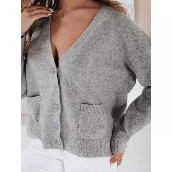  Damen Cardigan DSTREET MY2509 DUNKELGRAU 