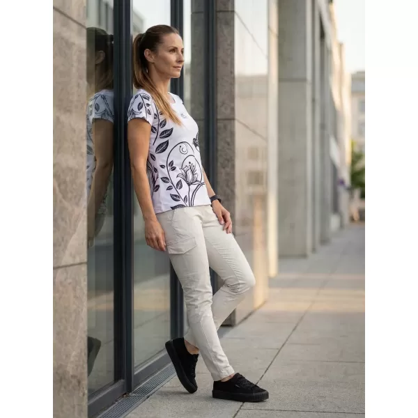  Damen Freizeitshirt Premium ALTISPORT VOJ/ALW106TR06 WEIß 